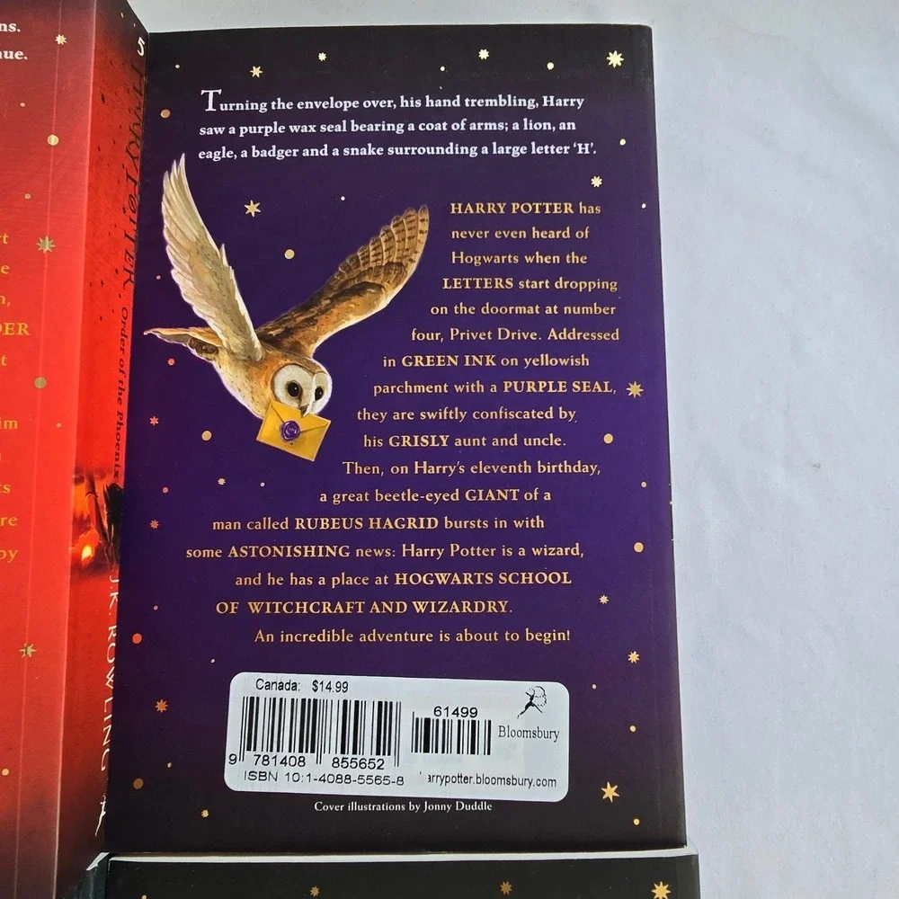 🆕️ NWOT - J K Rowling Harry Potter Books 1, 2, 3 and‎ 5 Paperback Set - Picture 9 of 14